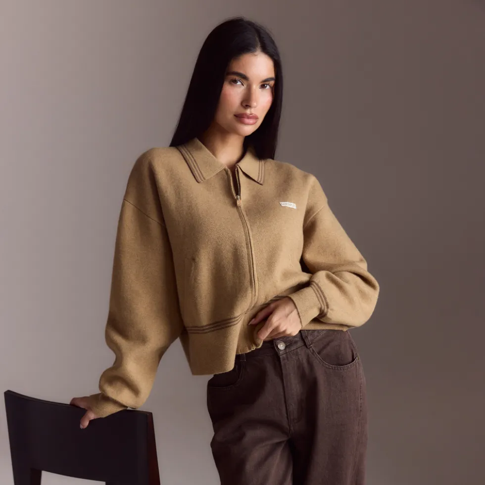 Veste en Maille - Beige