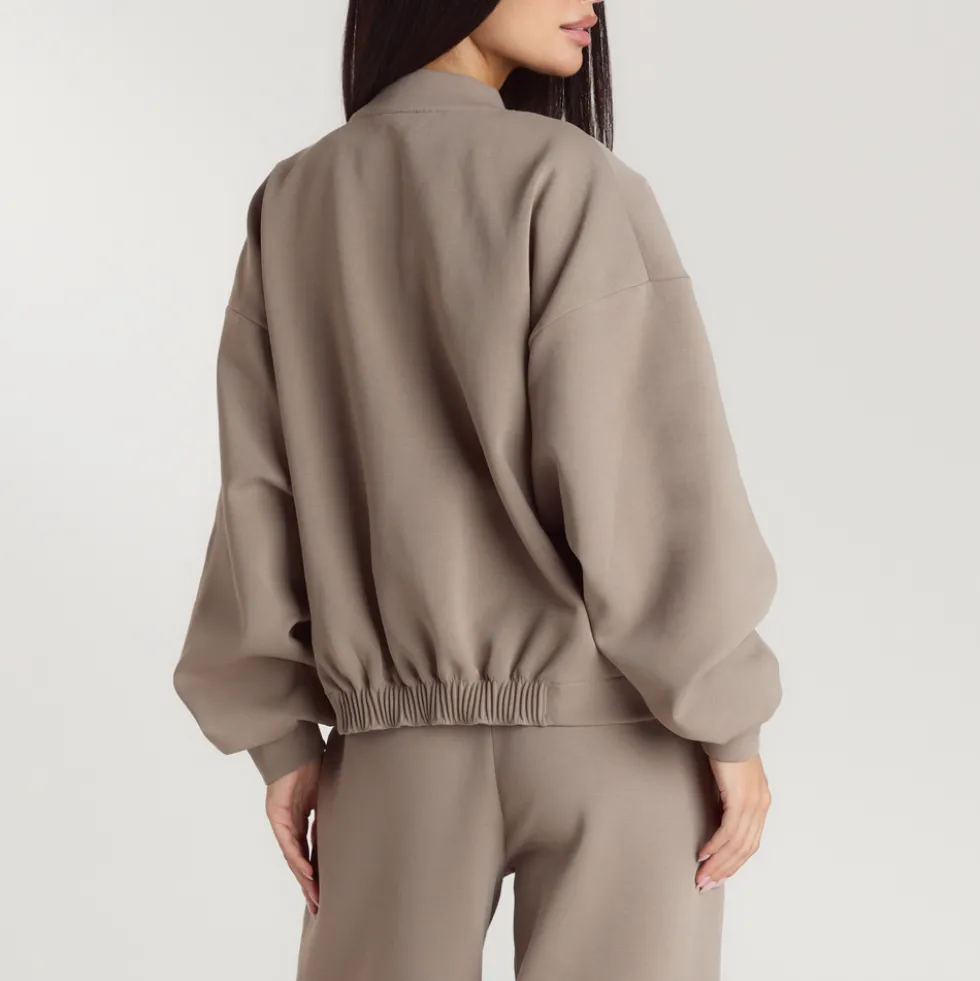 Veste en Néoprène - Taupe