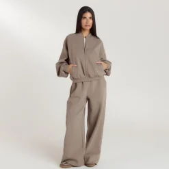 Veste en Néoprène - Taupe